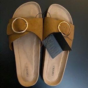 Tan sandals